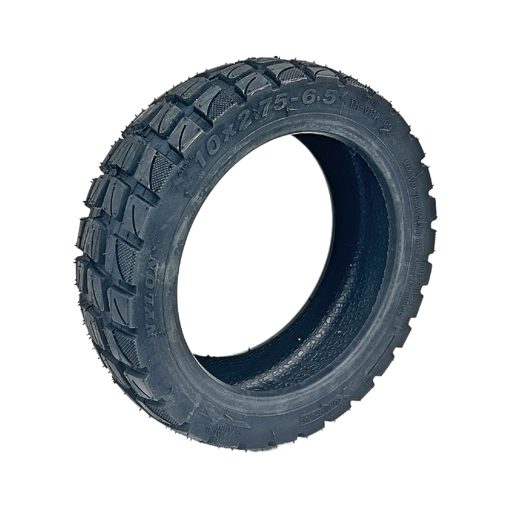 E-Scooter Reifen Tubeless 10x2,75 Zoll Vmax 10x2,75-6,5 inkl. Ventil